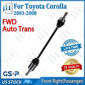 Cv41558 Gsp Oe Front Right Cv Axle Shaft For 2003-2008 Toyota Corolla Matrix Fwd Auto Trans