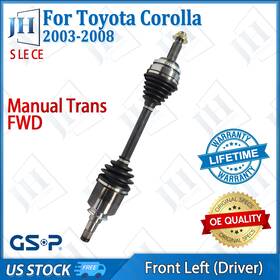 Cv41559 Gsp Oe Front Left Driver Cv Axle Shaft For 2003-08 Toyota Corolla S Le Ce Fwd Manual