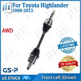 Cv41580 Gsp Oe Front Left Driver Cv Axle Shaft For 2008-2013 Toyota Highlander V6-3.5l Awd