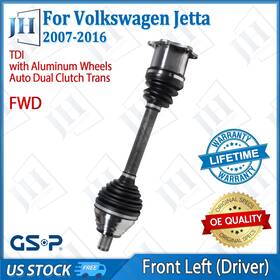 Cv41599 Gsp Oe Front Left Driver Cv Axle Shaft For 2007-16 Volkswagen Jetta Golf Tdi Eos Fwd