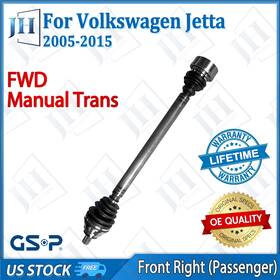Cv41606 Gsp Oe Front Right Cv Axle Shaft For Volkswagen Jetta Golf Rabbit Fwd Manual 2005-15