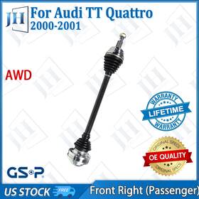 Cv41828 Gsp Oe Front Right Passenger Cv Axle Shaft For 2000 2001 Audi Tt Quattro L4 1.8l Awd