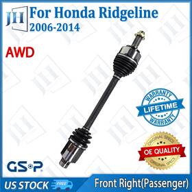 Cv41862 Gsp Oe Front Right Passenger Cv Axle Shaft For 2006-2014 Honda Ridgeline V6 3.5l Awd