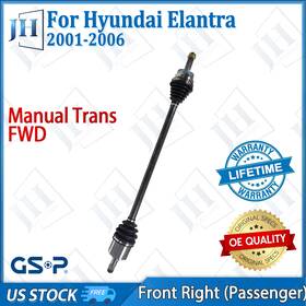 Gsp Cv41878 Oe Front Right Passenger Cv Axle Shaft For 2001-06 Hyundai Elantra L4 Fwd Manual