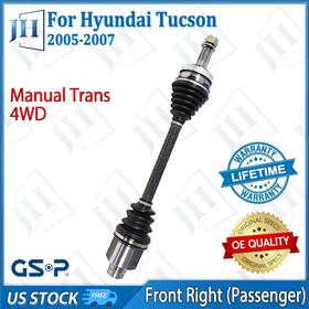 Cv41957 Gsp Oe Front Right Passenger Cv Axle Shaft For 2005 06 07 Hyundai Tucson 4wd Manual