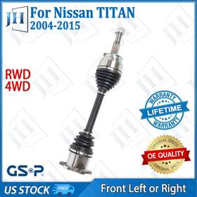 Cv42015 Gsp Oe Front Left/right Cv Axle Shaft For 2004-2015 Nissan Titan Armada 4wd Rwd 5.6l