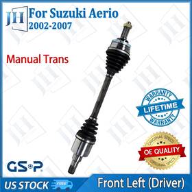 Cv42076 Gsp Oe Front Left Driver Cv Axle Shaft For 2002 03 04 05 06 07 Suzuki Aerio Manual