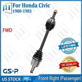 Cv42249 Gsp Oe Front Right Passenger Cv Axle Shaft For 1980 81 82 83 Honda Civic L4 1.5l Fwd