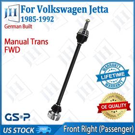 Cv42343 Gsp Oe Front Right Passenger Cv Axle Shaft For 1985-92 Volkswagen Jetta Golf Fwd