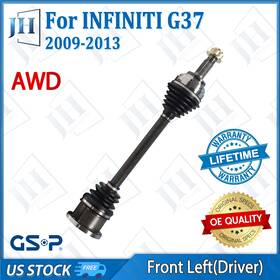 Cv42371 Gsp Oe Front Left Cv Axle Shaft For 2007-12 Infiniti G35 G37 G25 X 2015 Q40 Base Awd