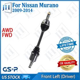 Cv42379 Gsp Oe Front Left Driver Cv Axle Shaft For 2009-2014 Nissan Murano V6 3.5l Awd Fwd