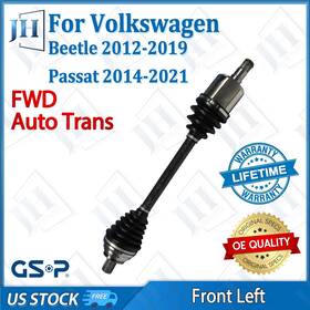 Gsp Cv42601 Oe Front Left Cv Axle Shaft For 12-19 Volkswagen Beetle 14-21 Vw Passat Fwd Auto