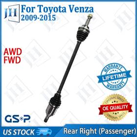 Cv42615 Gsp Oe Rear Right Passenger Cv Axle Shaft For 2009-15 Toyota Venza 2.7l 3.5l Fwd Awd