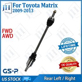 Cv42625 Gsp Oe Rear Left Or Right Cv Axle Shaft For 2009-13 Toyota Matrix L4 2.4l Fwd Awd