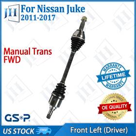 Cv42666 Gsp Oe Front Left Driver Cv Axle Shaft For 2011-2017 Nissan Juke L4 1.6l Fwd Manual