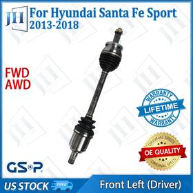 Cv42770 Gsp Oe Front Left Driver Cv Axle Shaft For 2013-18 Hyundai Santa Fe Sport Xl Awd Fwd
