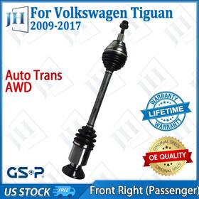Cv43055 Gsp Oe Front Right Passenger Cv Axle Shaft For 2009-17 Volkswagen Tiguan Awd Auto