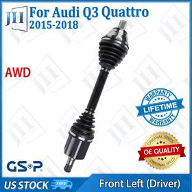 Cv43066 Gsp Oe Front Left Driver Cv Axle Shaft For 2015 16 17 18 Audi Q3 Quattro L4 2.0l Awd