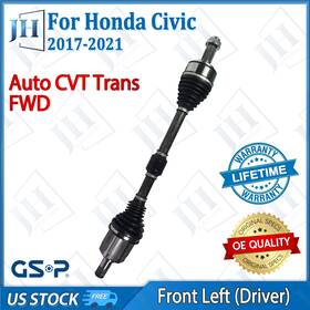 Cv43087 Gsp Oe Front Left Driver Cv Axle Shaft For 2017-2021 Honda Civic Fwd Auto Cvt Trans