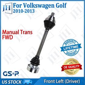 Cv43212 Gsp Oe Front Left Driver Cv Axle Shaft For 2010 11 12 13 Volkswagen Golf Fwd Manual