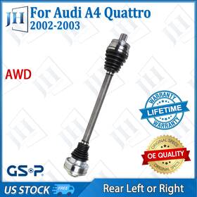 Cv43227 Gsp Oe Rear Left Or Right Cv Axle Shaft For 2002 2003 Audi A4 Quattro L4 1.8l Awd