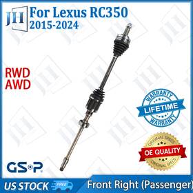 Cv43370 Gsp Oe Front Right Passenger Cv Axle Shaft For 15-24 Lexus Rc350 Rc300 Gs350 Rwd Awd