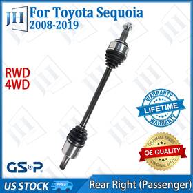 Gsp Cv43383 Oe Rear Right Passenger Cv Axle Shaft For 2008-19 Toyota Sequoia V8 Rwd 4wd