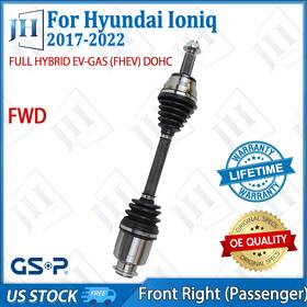 Cv43418 Gsp Oe Front Right Passenger Cv Axle Shaft For 2017-2022 Hyundai Ioniq L4-1.6l Fwd