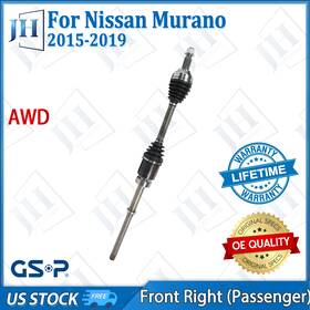 Cv43476 Gsp Oe Front Right Passenger Cv Axle Shaft For 2015-19 Nissan Murano V6 3.5l Awd