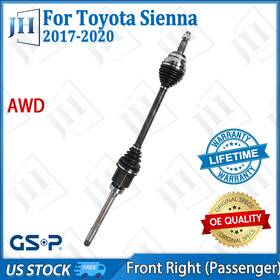 Cv43490 Gsp Oe Front Right Passenger Cv Axle Shaft For 2017 18 19 20 Toyota Sienna V6 Awd