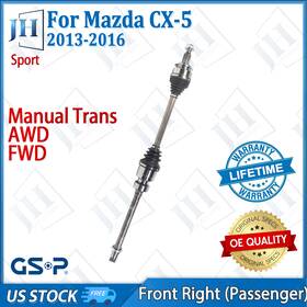 Cv43586 Gsp Oe Front Right Passenger Cv Axle Shaft For 13-16 Mazda Cx-5 Sport Fwd Awd Manual