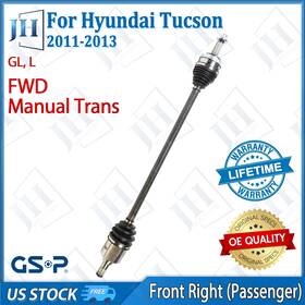Cv43676 Gsp Oe Front Right Passenger Cv Axle Shaft For 2011 12 13 Hyundai Tucson Fwd Manual