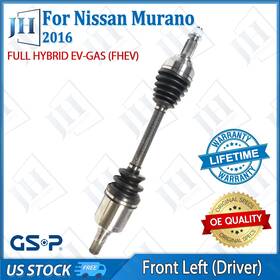 Cv43699 Gsp Oe Front Left Driver Cv Axle Shaft For 2016 Nissan Murano L4-2.5l Hybrid Ev-gas