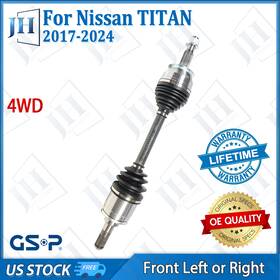 Cv43700 Gsp Oe Front Left/right Cv Axle Shaft For 2017 18 19 20 21 22 23 24 Nissan Titan 4wd
