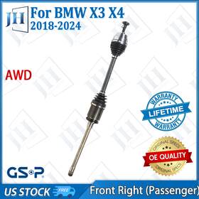 Cv43916 Gsp Oe Front Right Passenger Cv Axle Shaft For 2018 19 20 21 22 23 24 Bmw X3 X4 Awd