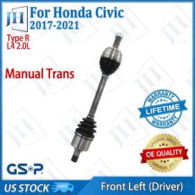 Cv43938 Gsp Oe Front Left Driver Cv Axle Shaft For 2017-21 Honda Civic Type R L4 2.0l Manual