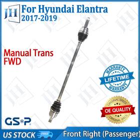 Cv43950 Gsp Oe Front Right Passenger Cv Axle Shaft For 2017-2019 Hyundai Elantra Fwd Manual