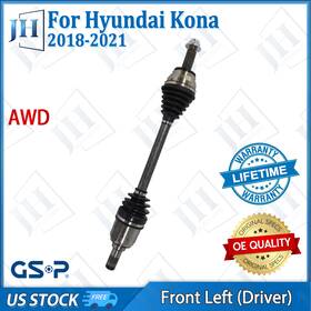 Cv43968 Gsp Oe Front Left Driver Cv Axle Shaft For 2018 19 20 2021 Hyundai Kona L4-1.6l Awd