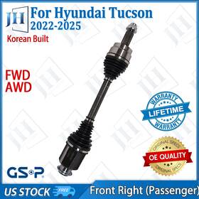 Cv43983 Gsp Oe Front Right Passenger Cv Axle Shaft For 22-25 Hyundai Tucson L4-2.5l Fwd Awd