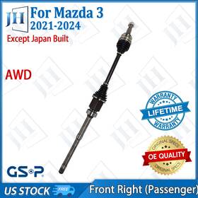 Cv44022 Gsp Oe Front Right Passenger Cv Axle Shaft For 2021 22 23 24 Mazda 3 L4-2.5l Awd