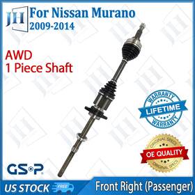Cv44086 Gsp Oe Front Right Passenger Cv Axle Shaft For 2009 10 11 12 13 14 Nissan Murano Awd