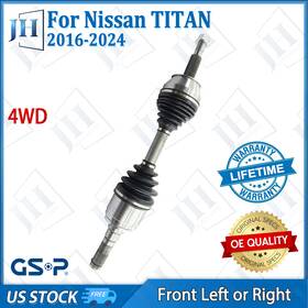 Cv44092 Gsp Oe Front Left Or Right Cv Axle Shaft For 2016-24 Nissan Titan Xd V8 5.0 5.6l 4wd
