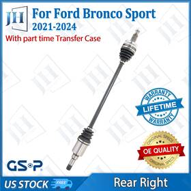 Cv44313 Gsp Oe Rear Right Cv Axle Shaft For 2021 2022 2023 2024 Ford Bronco Sport Escape