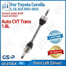 Cv44351 Gsp Oe Front Left Driver Cv Axle Shaft For 2021-22 Toyota Corolla L Le Xle Auto Cvt