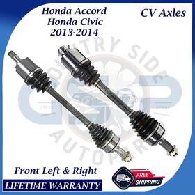 Ncv36077 Gsp Oem Front Cv Axles For 2013-2014 Honda Accord/civic Lifetime Warranty