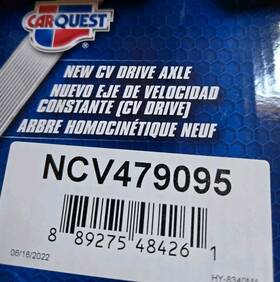 Ncv37067 Gsp North America Front Right Cv Axle Assembly Fits Hyundai 11-14 Sonata New