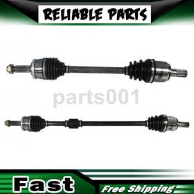 Tur20260118-348 Gsp Pair Front Cv Axle Shaft Fits 2012 Hyundai Accent 2013