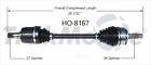 Ho-8167 Surtrack Cv Axle Shaft Fits Honda Accord 844084041678