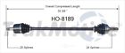Ho-8189 Surtrack Cv Axle Shaft Fits Honda Accord 844084041890