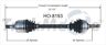 40-18104 Ho-8193 Surtrack Front Passenger Right Cv Axle Shaft For 844084041937